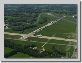 two 747s and a VC10 at Dunsfold